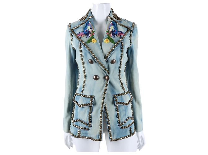 Gucci Denim Stud Jacket