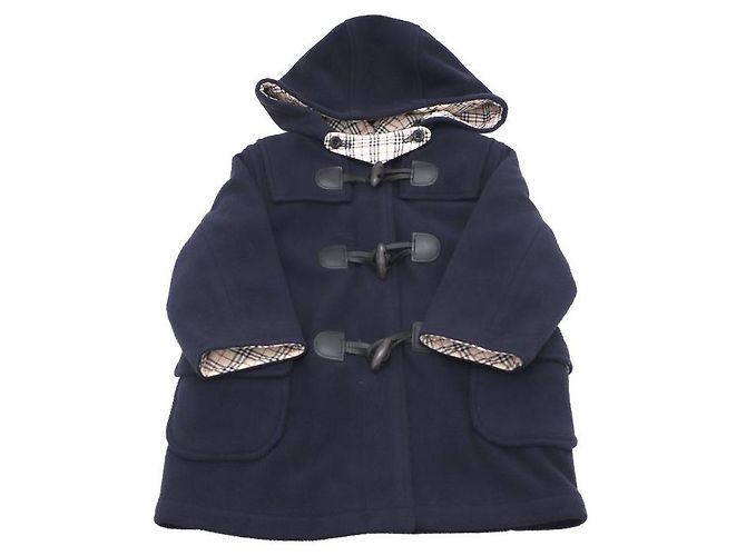 Burberry Cappotto duffle per bambini Blu