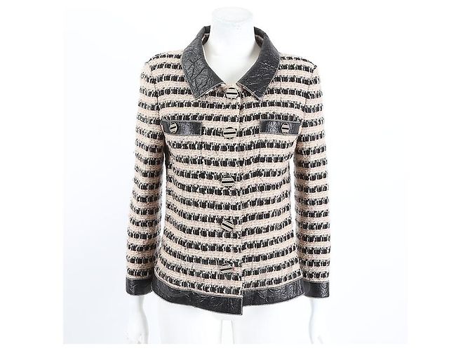 Chanel Jaqueta de tweed Multicor