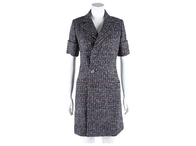 Chanel Vestido de tweed Multicolor
