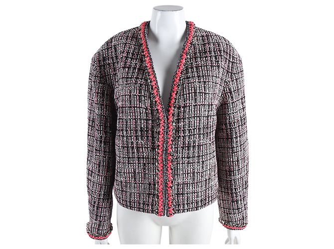 Chanel Tweed Jacket Black