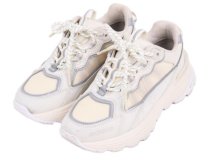 Moncler Baskets Light Runner Ivory Blanc