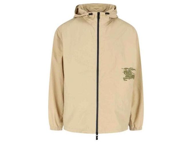 Burberry Jaqueta de nylon e algodão Laranja