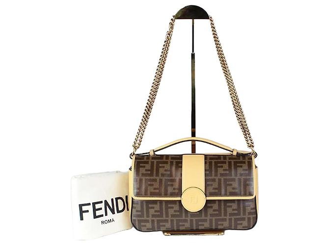 Fendi Double Tote Shoulder Bag