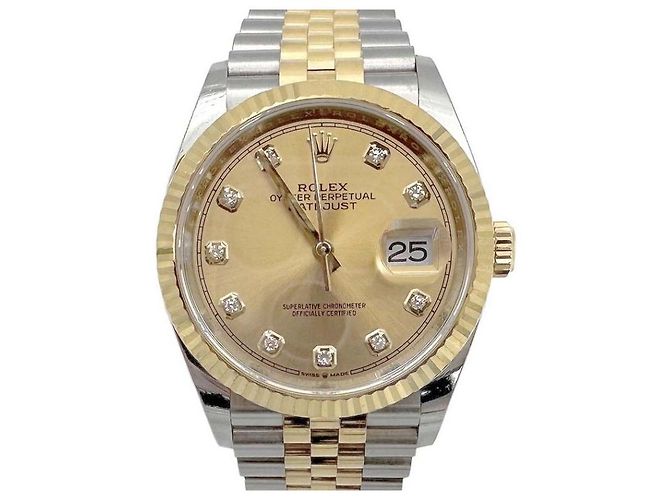 Rolex Reloj Datejust Combination Amarillo