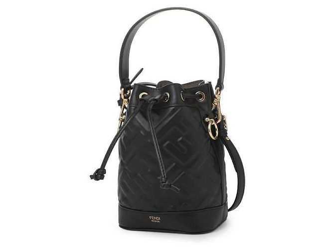 Fendi Mini bolsa de couro Mon Tresor Preto