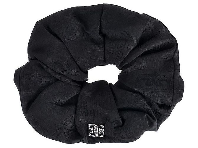 Givenchy Scrunchie de seda oversized efeito líquido Preto