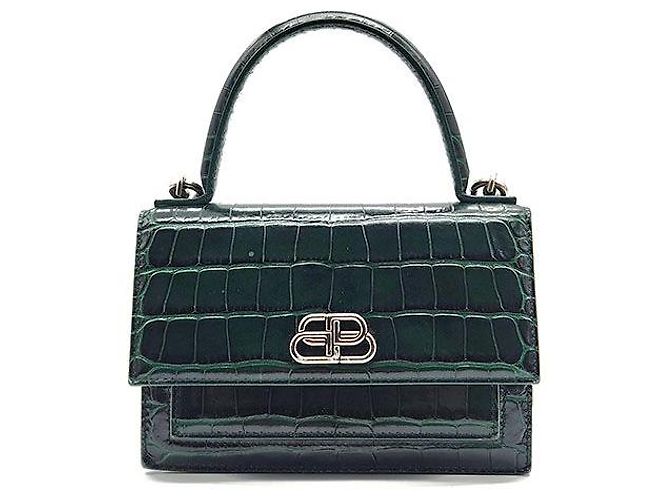 Balenciaga Borsa BB Sharp Satchel Top Handle XS Nero