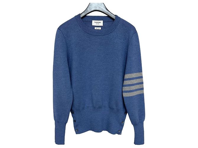Thom Browne Milanostitch Knit Blau
