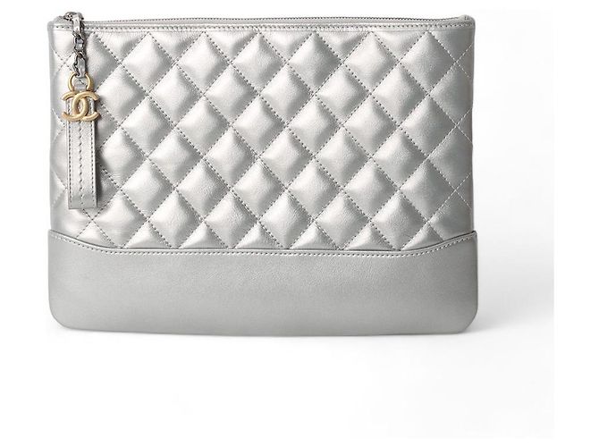 Chanel Clutch Gabrielle New Argento