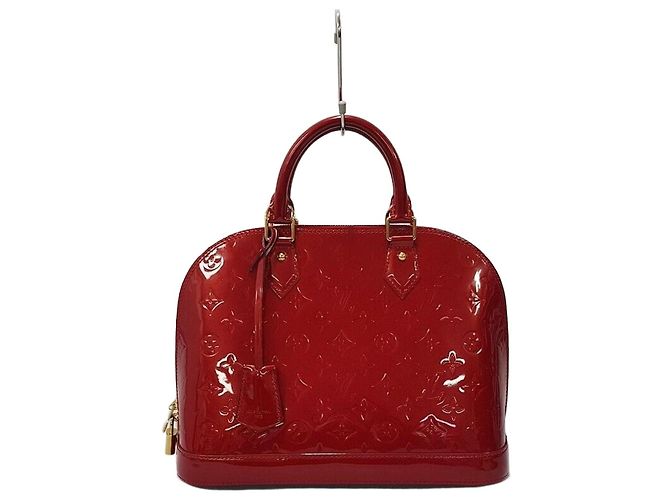 Louis Vuitton Vernis Alma PM Red