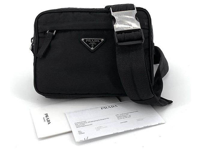 Prada Pocono Biker Belt Bag Black
