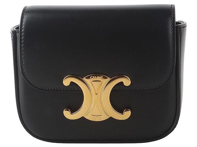 Céline Borsa a tracolla Triope Mini Claude Nero
