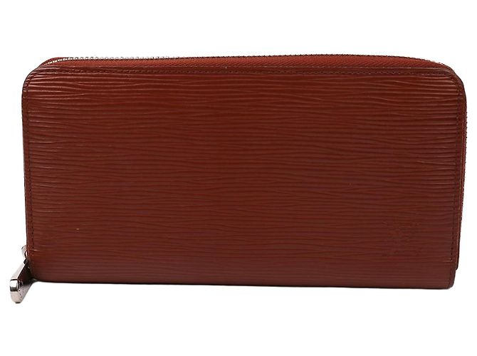Louis Vuitton Epi Brown Zip Women’s Long Wallet