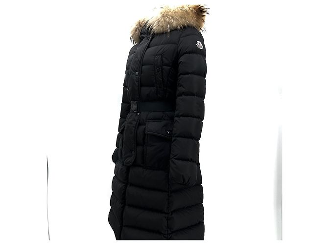 Moncler Chloé Long Down Jacket Brown