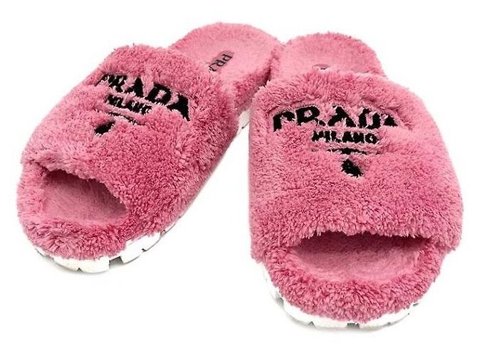 Prada Ciabatta in spugna Rosa