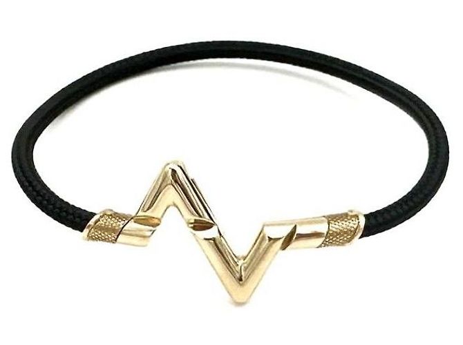 Louis Vuitton Bolt Upside Down Play Armband Large Gelb