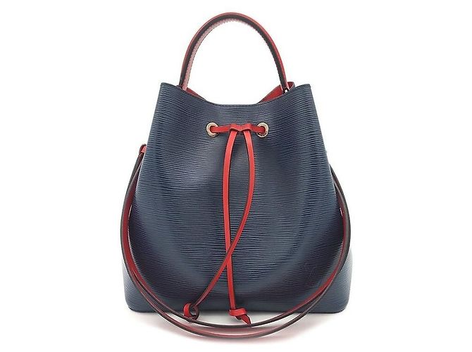 Louis Vuitton Epi Noe MM Bleu