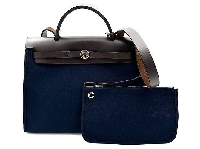 Hermès Petit sac NEW ZIP Bleu