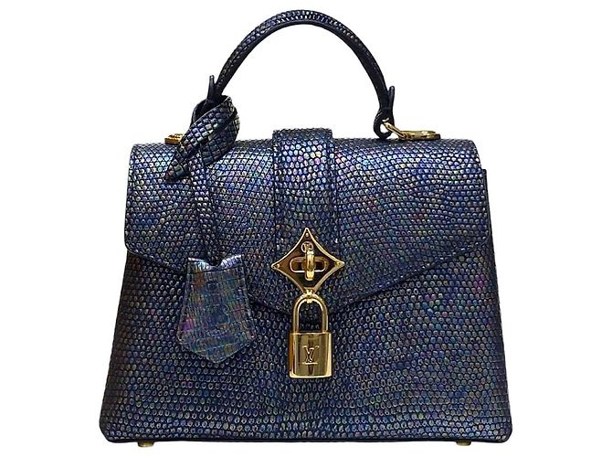 Louis Vuitton Rose de Vingt Lizard Mini Noir