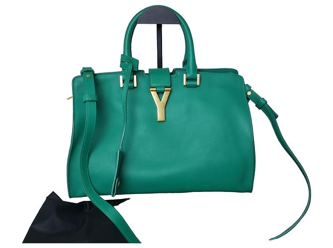 Saint Laurent Cabas Y-Line Chyc Verde