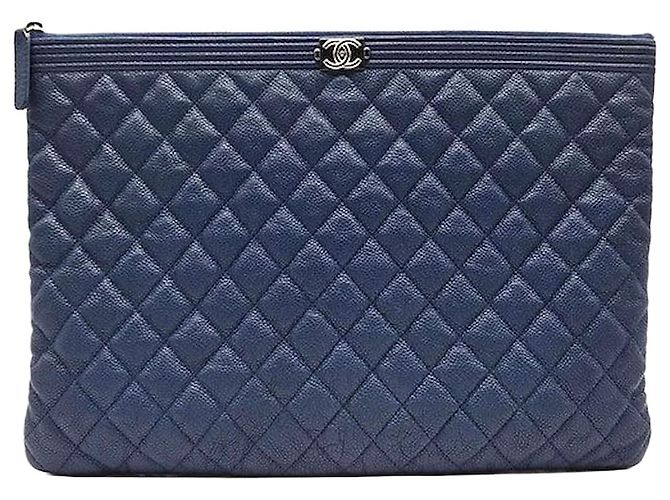 Chanel Pochette Caviar Boy Large