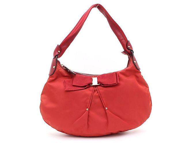Salvatore Ferragamo Borsa Hobo e Borsa a Spalla Ferragamo Barrow Rosso