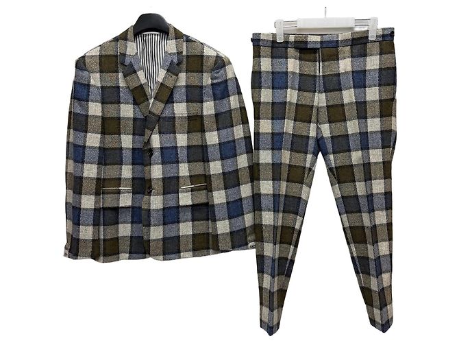 Thom Browne Check Wool Suit