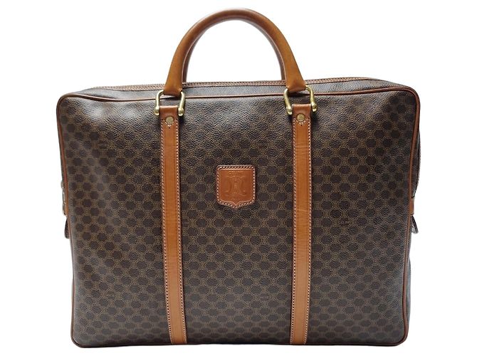Céline Valigetta MacaDam Borsa Documenti Unisex Marrone