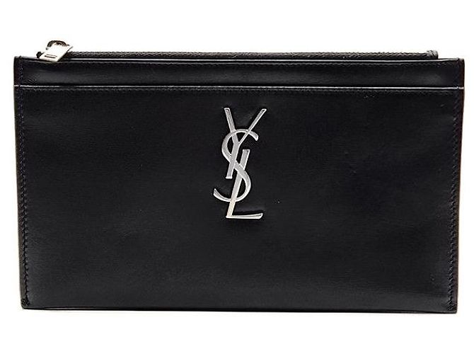 Saint Laurent Pochette Monogram Bill Noir