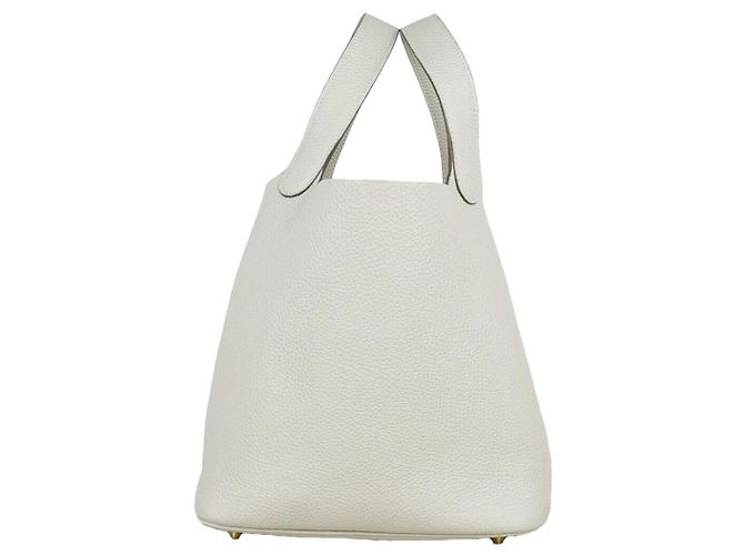 Hermès Bolsa Tote Picotin Prata