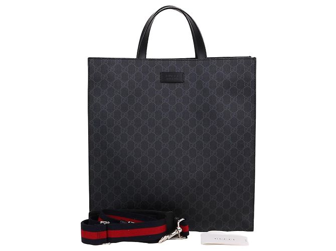Gucci Tote e borsa a tracolla GG Supreme nero