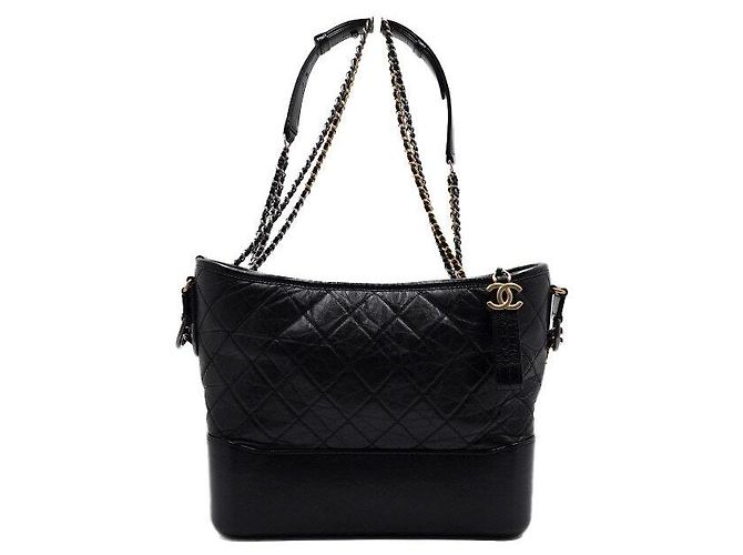 Chanel Bolsa Gabrielle Hobo de Ombro e Transversal Preto