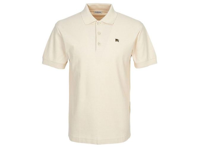 Burberry Metal EKD Kurzarm-Poloshirt für Herren Weiß