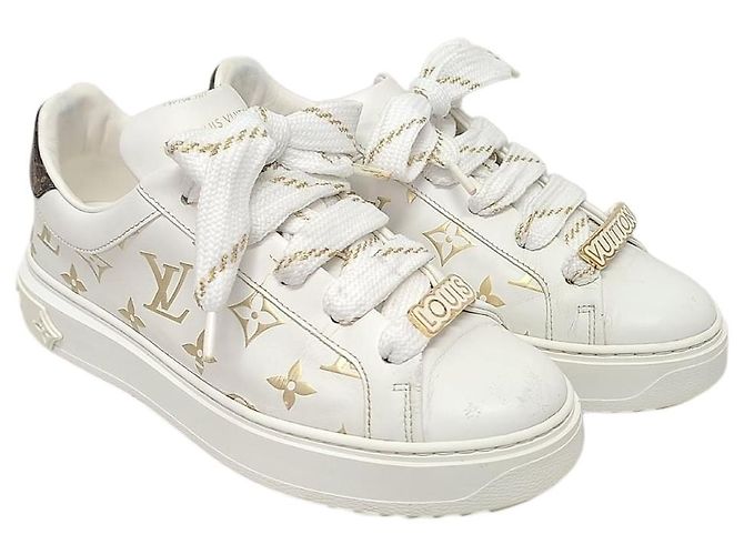 Louis Vuitton Baskets Monogram Timeout en or blanc