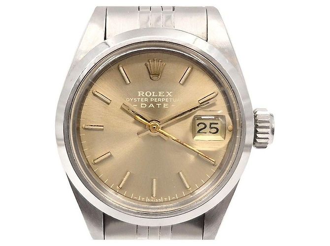 Rolex Montre Datejust en acier pour femme