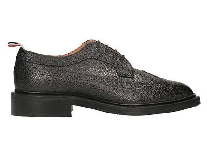 Thom Browne Brogue Longwing em couro de grão