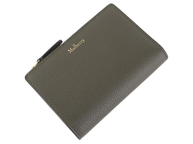 Mulberry Continental Small Zip Leather Wallet Golden