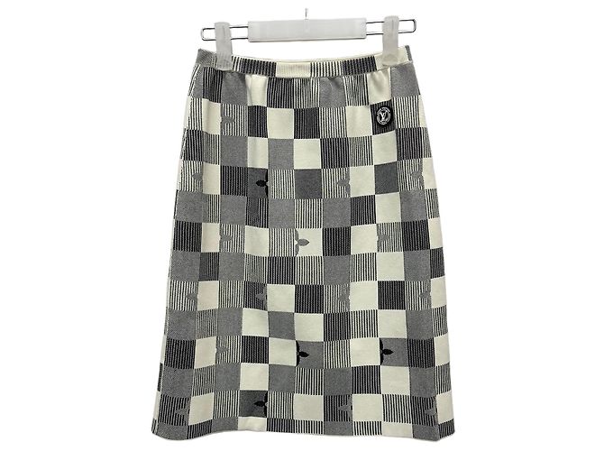 Louis Vuitton Falda recta Damier Multicolor