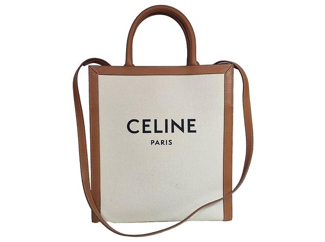 Céline Cabas Vertical Small Multicolore