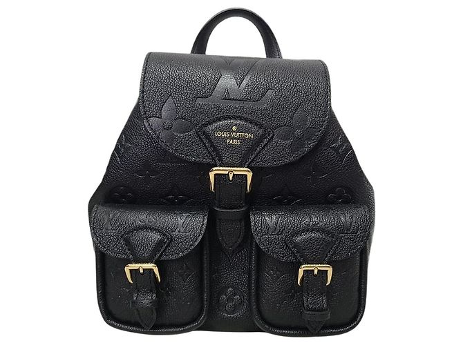Louis Vuitton Black Monogram Empreinte Backup Backpack