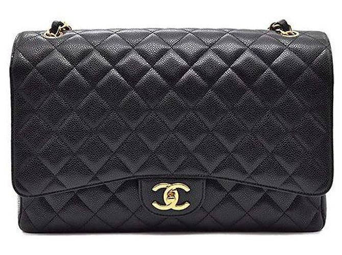 Chanel Caviar Classic Maxi Noir
