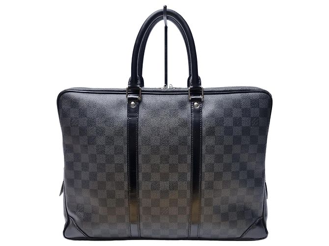 Louis Vuitton Maletín de Documentos Damier Graphite Castaño