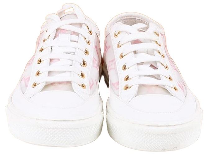 Louis Vuitton Stella Sneaker aus technischem Gewebe Weiß