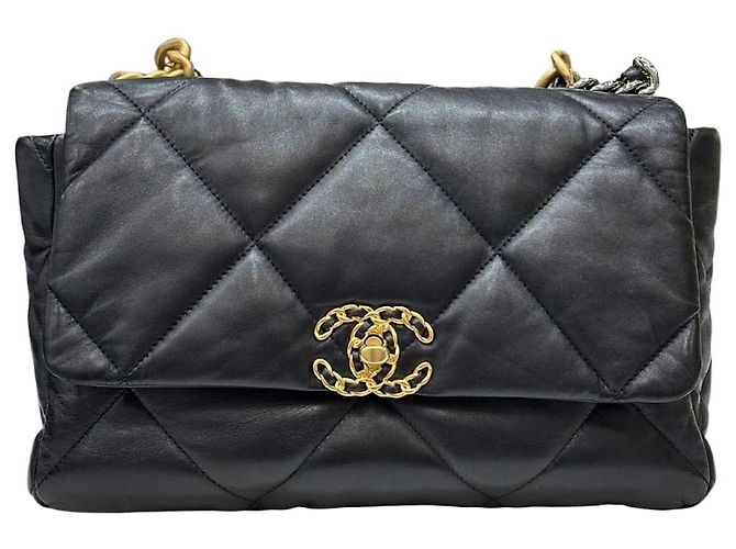 Chanel Classic Flapback Large Black Noir