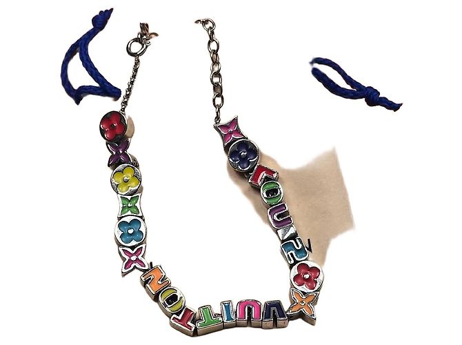 Louis Vuitton Pulsera Monogram Party Rainbow Naranja