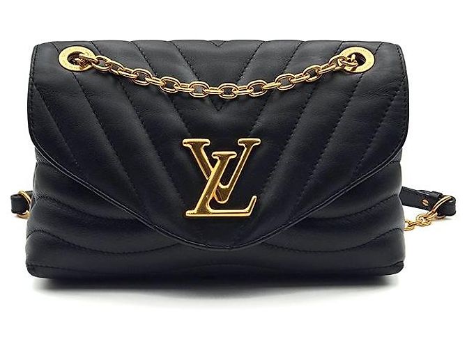 Louis Vuitton New Wave Chain Shoulder Bag Black