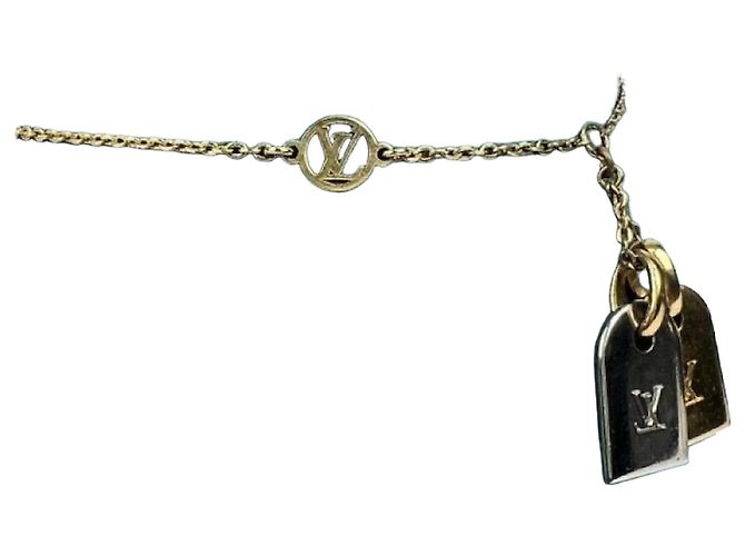 Louis Vuitton Bracciale GP Nanogram Tag da donna D'oro