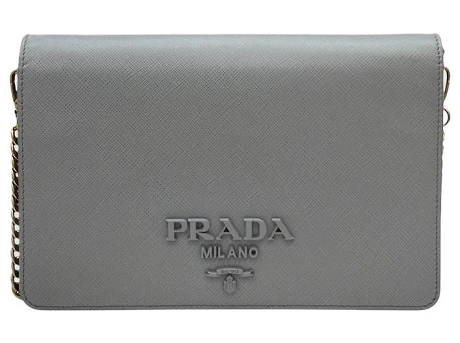 Prada Mini Saffiano Crossbody Sky Blue Bleu