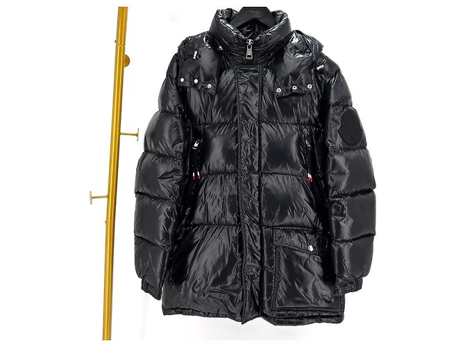 Moncler Genius Big Logo Acolchoado Preto